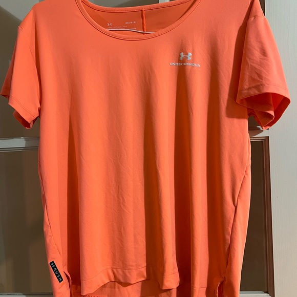 Under Armour Tops - Under Armour Heat Gear Women's Bright Orange Tee